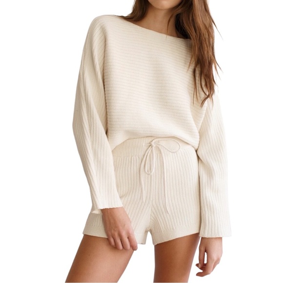 REFORMATION Cort Ribbed Shorts - Picture 2 of 11